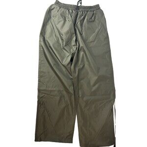 Five Rock Work ear Lined Mens Pants Drawstring Green Nylon 2XL Ankle Zip Opening
